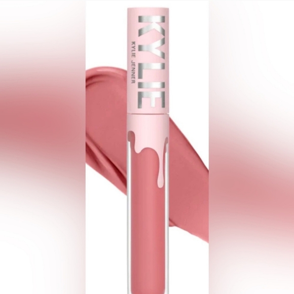 Kylie Jenner Liquid Matte Lipstick in Snow Way Bae Cool Toned Nude Pink Brown - Picture 1 of 5